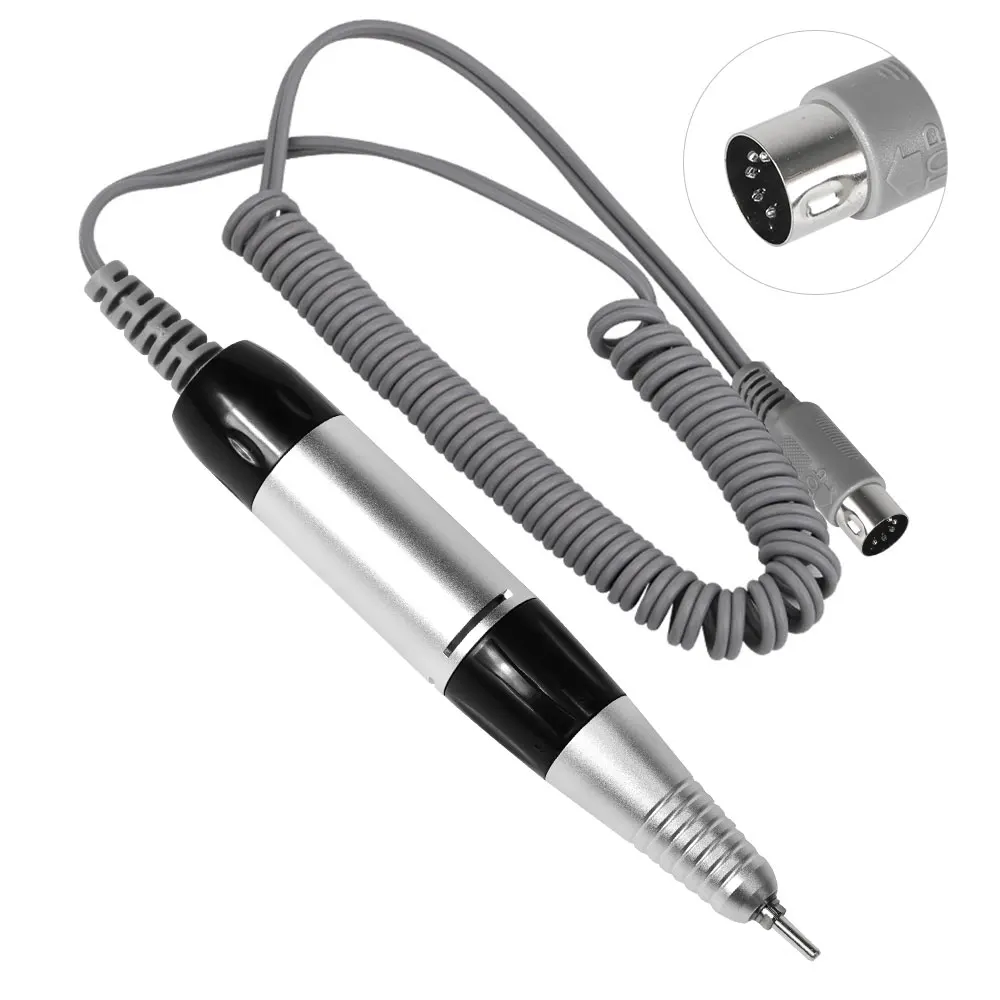 35000rpm 5Pins Electric Nail Drill Machine Handle Handpiece Pedicure Replacement Pen Manicure Beauty Tool ABE Accessory