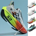 Men Women High Quality Light Running Shoes Cushion Training Shoes Lightweight Wear-Resistant Sneakers