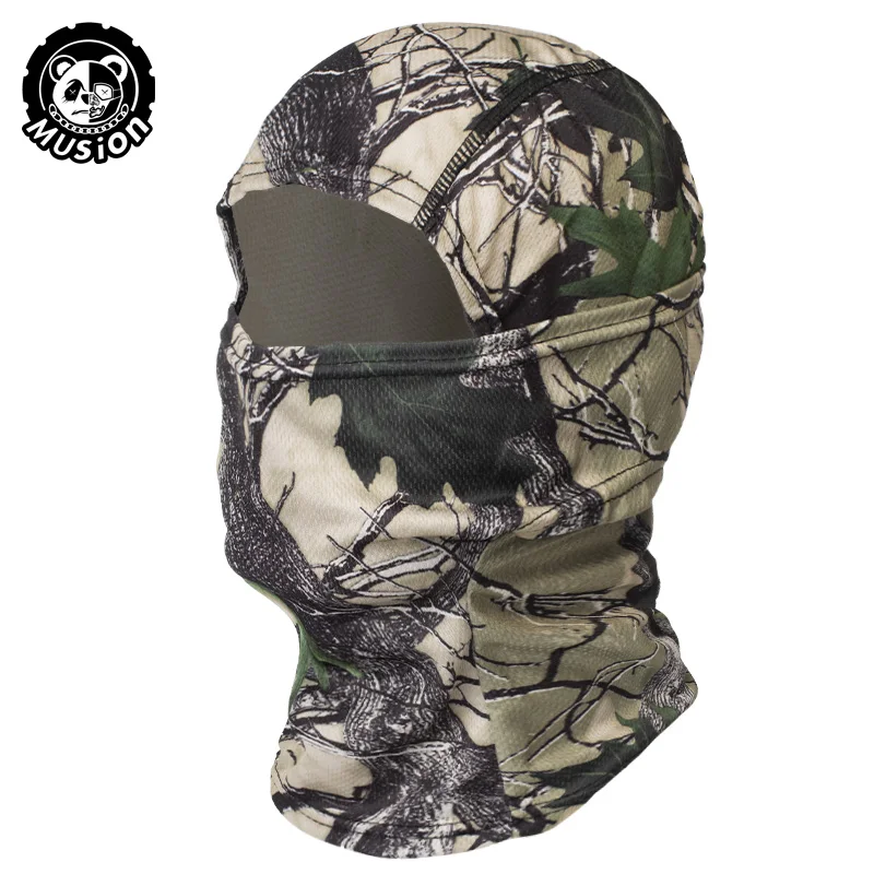Musion Motorcycle Balaclava Sun Protection Full Face Mask Breathable Mesh Airsoft Mask Balaclava Bicycle Cycling Head Cover Unde