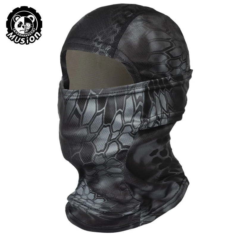 Musion Motorcycle Balaclava Sun Protection Full Face Mask Breathable Mesh Airsoft Mask Balaclava Bicycle Cycling Head Cover Unde