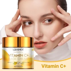 Alternative view of Vitamin C Face Cream Retinol Smooth Wrinkle Moisturizing Firming Hyaluronic Lightening Repairing Smooth Skincare Whitening Cream