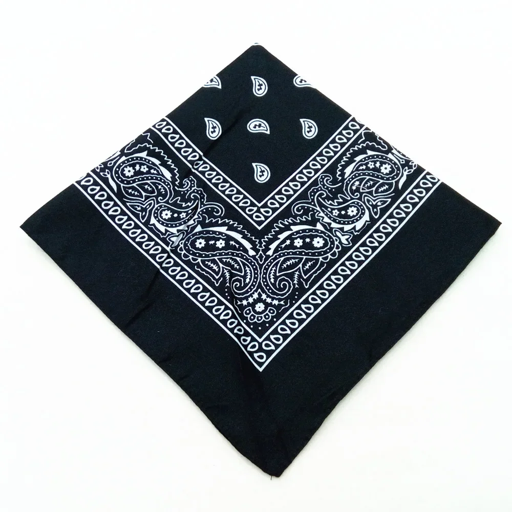 55cm*55cm Outdoor Sports Bandana Scarf Face Mask Riding Camping Cycling Headscarf Tube Wristband Paisley Headband Women Men