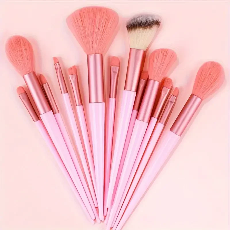 13Pcs Makeup Brushes Set Soft Fluffy Eye Shadow Highlighter Concealers Brush Blush Loose Powder Brush Blending Women Beauty Tool