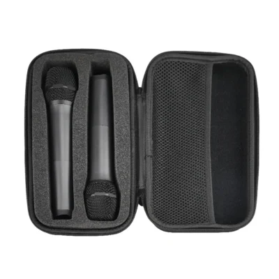 Hard EVA Microphone Storage Bag Transmitter Box Portable Bluetooth K Song Travel Carrying Case