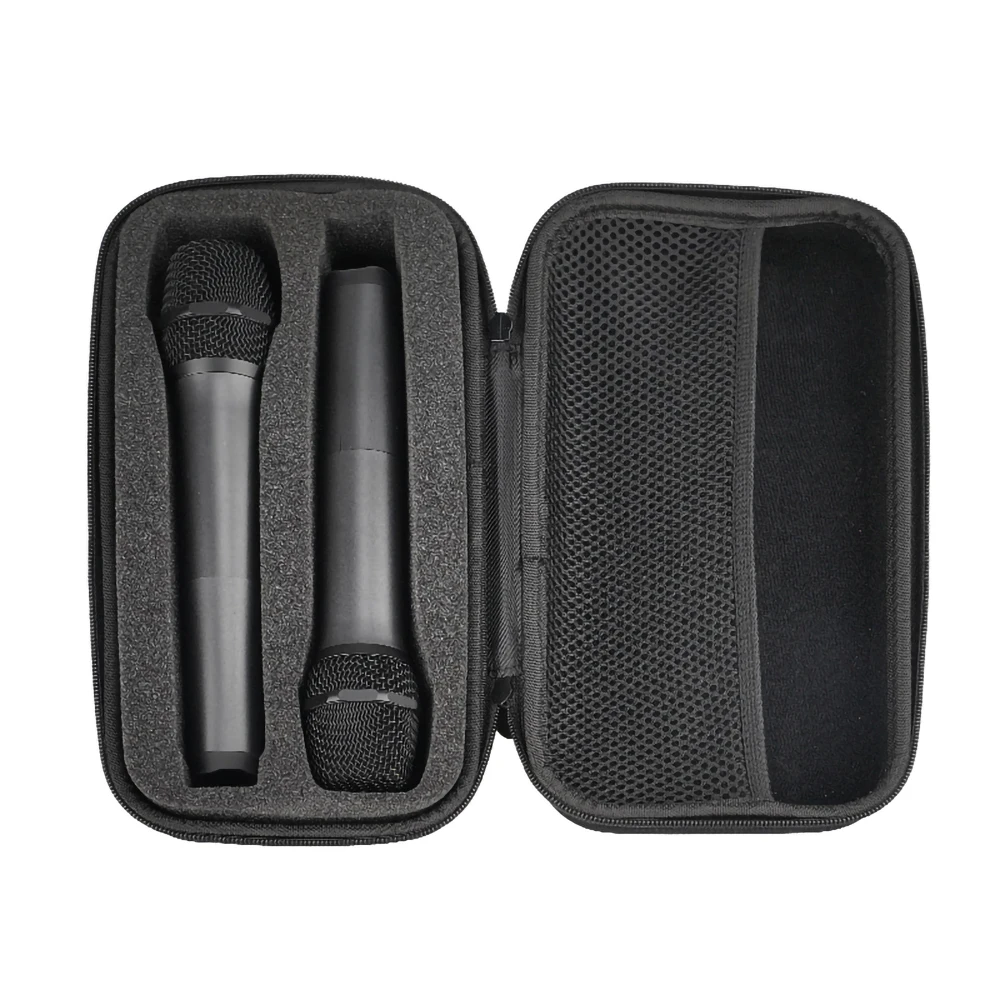 Hard EVA Microphone Storage Bag Transmitter Box Portable Bluetooth K Song Travel Carrying Case