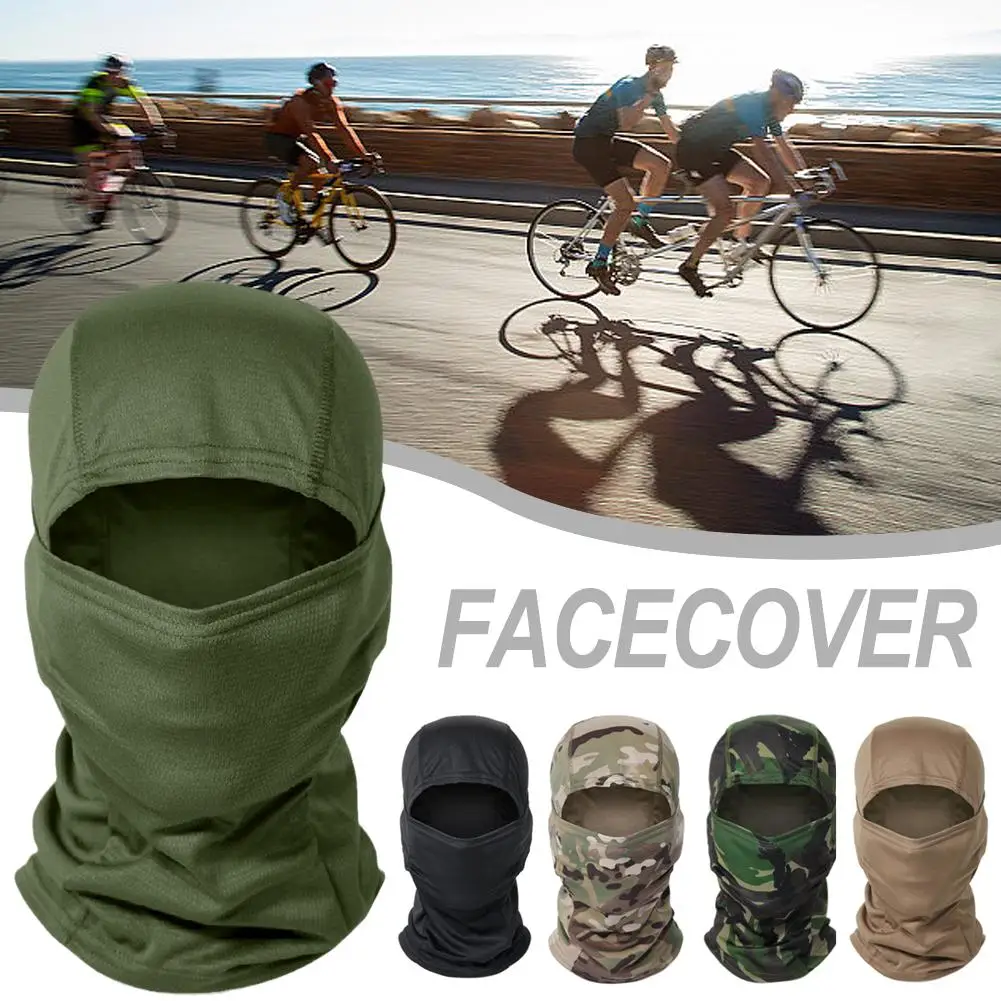 Outdoor Cool Sunscreen Balaclava Motorcycle Face Mask Tactical Balaclava Full Face Mask Summer Balaclava Mask For Men Cycling