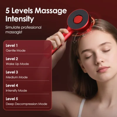Electric Vibration Massage Comb Portable Hair Follicle Comb Scalp Oil Liquid Applicator Head Massager Hair Growth Anti Loss Care