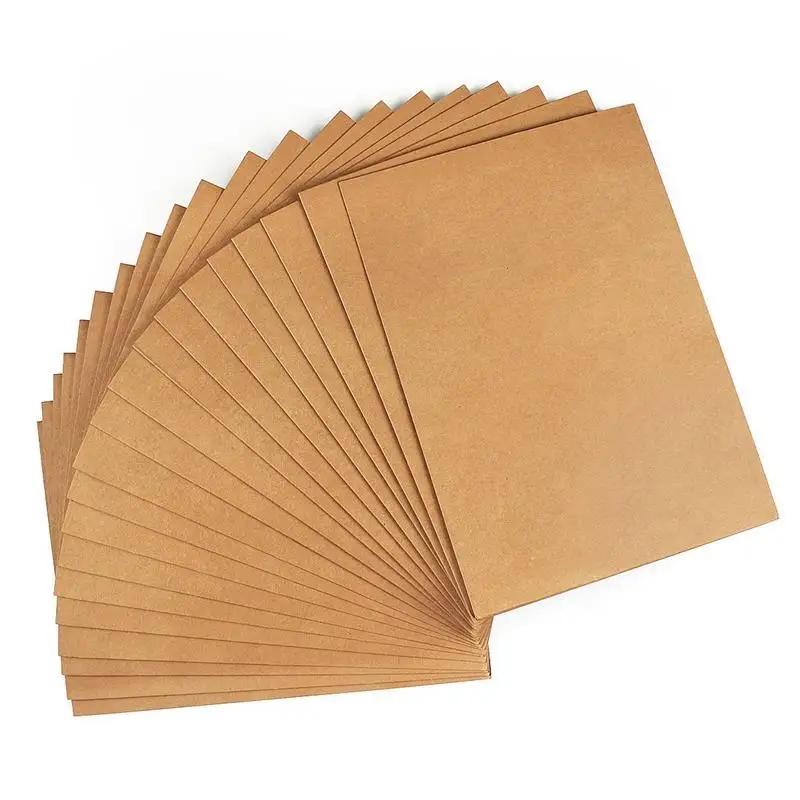 10pcs A4 Kraft Paper File Folder Document Folder Office File Bag File Bag Organizer Storage Holder School Stationery Supplies