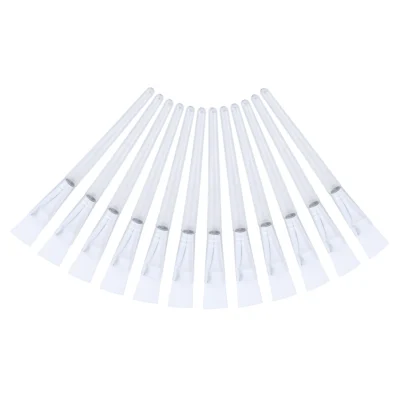 12PC Mask Brush Transparent Handle Face Mask Mud Mixing Brush Skin Care Applicator Make Up Brushes Beauty Tool