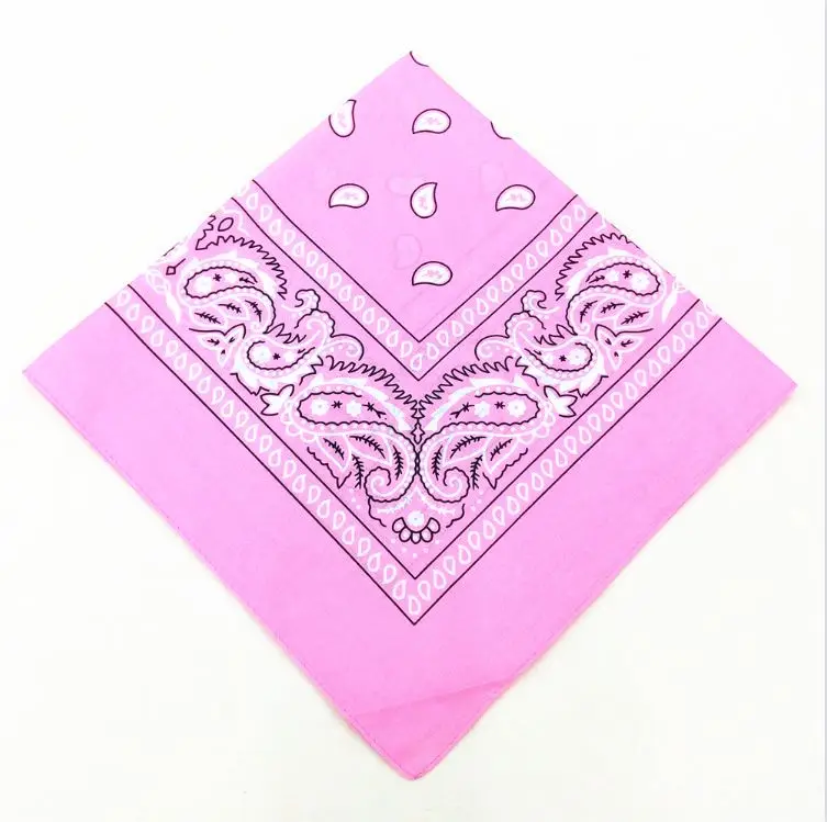 55cm*55cm Outdoor Sports Bandana Scarf Face Mask Riding Camping Cycling Headscarf Tube Wristband Paisley Headband Women Men