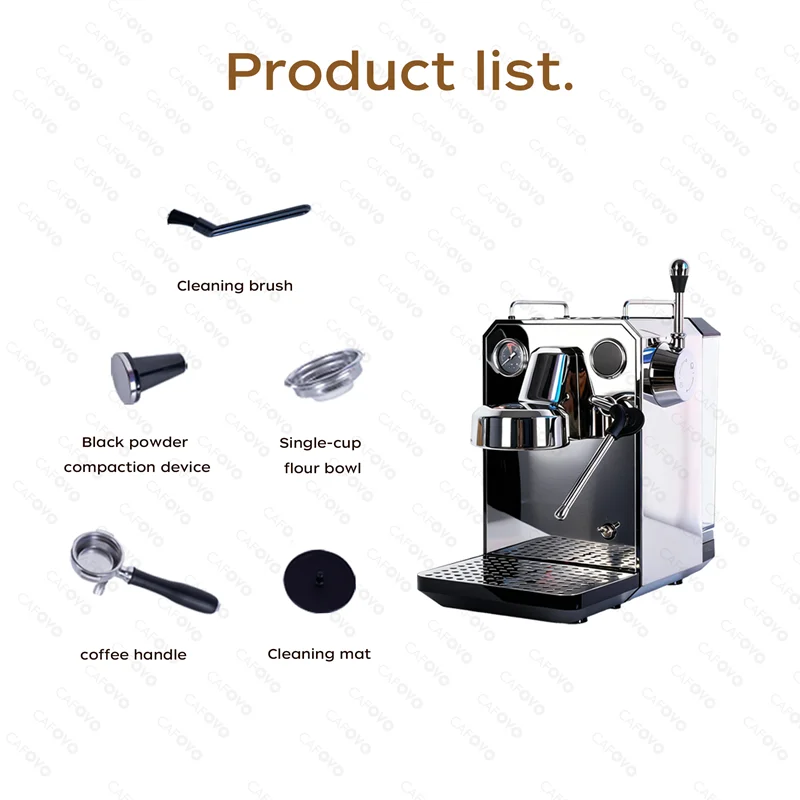 CAFOVO G3006 Coffee Machine Espresso 15bar Pressure Home Use Espresso Coffee Machine Home Use Coffee Maker 220V