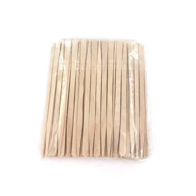 100PCS Woman Wooden Hair Removal Stick Disposable Depilation Spatula Wax Sticks Wood Face Eyebrows Waxing Spatula Beauty Tool