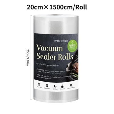 vacuum compression bags, single sided mesh sausage, preserved meat, plastic preservation bag, food vacuum packaging bag, 1 piece
