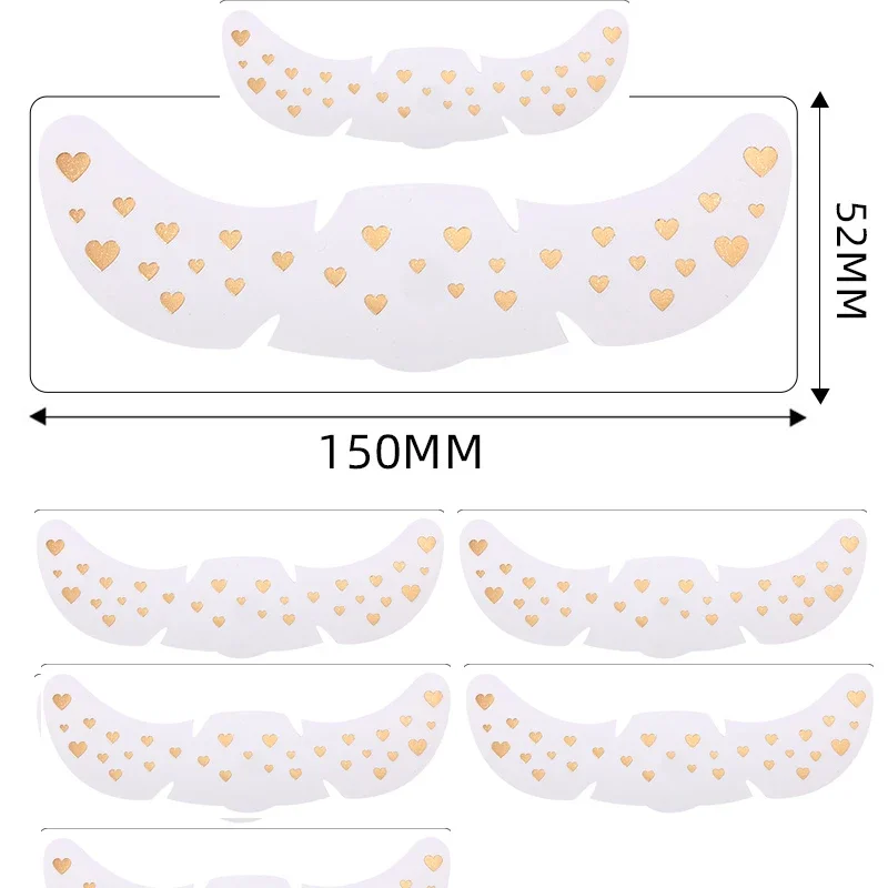 6Pcs/Set Glitter Skincare Freckles Face Tattoo Sparkle Temporary Tattoo Bow Love Kiss Makeup Patch Valentine's Day Face Tattoo