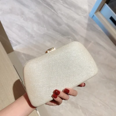 Women's Fashion Classic Leaf Buckle Box Dinner Bag Clutch Party Bag Annual Party Bag Reception Handbag Chain Bag Wedding Mini Ba