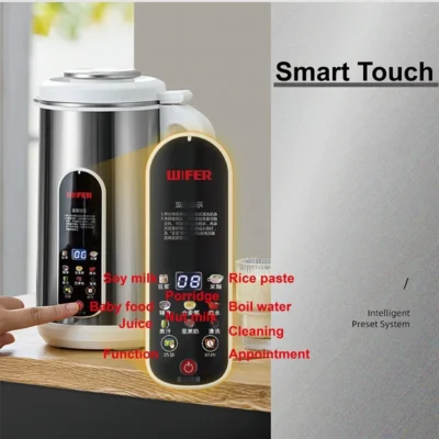 110V/220V Soy Milk Machine Electric Juicer Multifunctional Wall Breaking Machine Kitchen Auto Heating Rice Paste Machine 1200ml