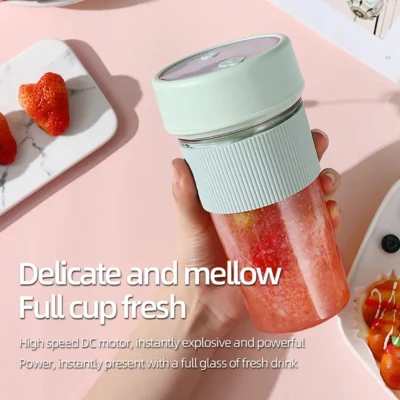 2025 800ML High-capacity Electric Blenders 6/12 Blades 1200mah Juice Maker Blender Cup Smoothies/Ice Fruits/Nuts