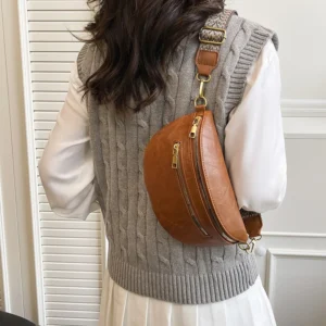 Alternative view of Fashion Simple Waist Bag Woman Chest Pack phone Purse Designer Fanny Pack Luxury Belt Bag Leisure Ladies Shoulder Crossbody Bags
