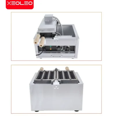 XEOLEO Electric Waffle Maker 1400W Candied Haws Skewer Machine  Skewers Waffle Machine Hairy Eggs Waffle Baker Machine