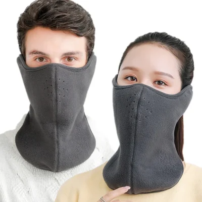 Fleece Face Mask Neck Warmer Winter Windproof Warm Mask Cycling Face Mask Women Men Sport Scarf Ski Hiking Riding Mask Gaiter