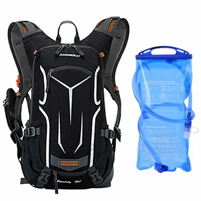 18L Cycling Backpack MTB Bicycle Bag with Rain Cover Breathable Riding Camping Hydration Bike Backpack Hiking Reflective Bags