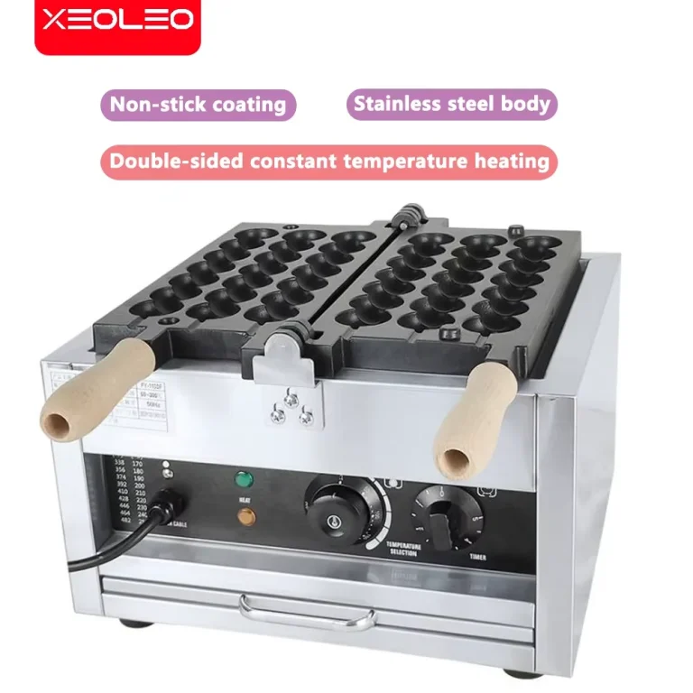 XEOLEO Electric Waffle Maker 1400W Candied Haws Skewer Machine Skewers Waffle Machine Hairy Eggs Waffle Baker Machine