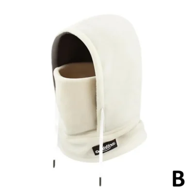 New Winter Full Face Mask Fleece Skiing Balaclava Hat Windproof Winter Warm Plush Neck Warmer Hood Outdoor Thicken Cap