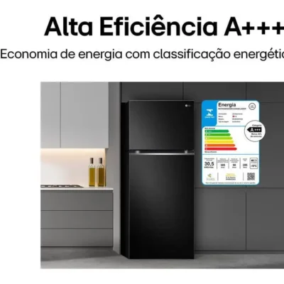 Refrigerator/Cooler LG Frost Free Black 395L - 220V