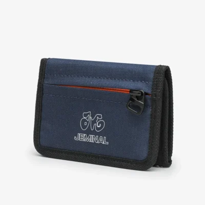 Japanese Style Nylon Trifold Casual Wallet for Male Men Women Young Novelty Money Bag Purse Zipper Coin ID Card Holder Purse