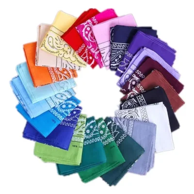 55cm*55cm Outdoor Sports Bandana Scarf Face Mask Riding Camping Cycling Headscarf Tube Wristband Paisley Headband Women Men