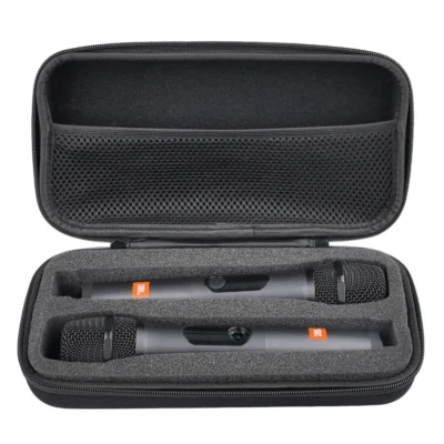 Hard EVA Microphone Storage Bag Transmitter Box Portable Bluetooth K Song Travel Carrying Case