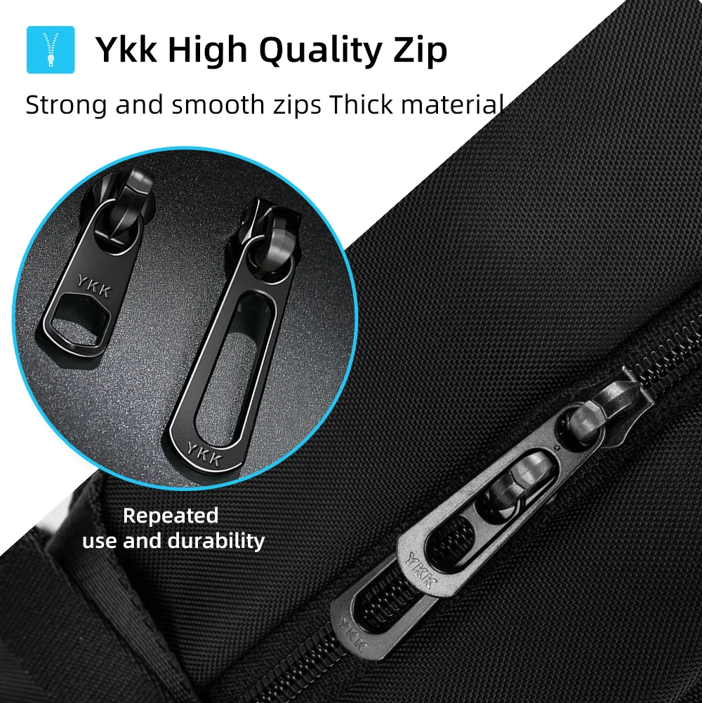 Heroic Knight Multifunctional Men Backpack Fit 15.6” Laptop Fashion Waterproof School Backpack USB Anti-Theft Travel Bag For Man