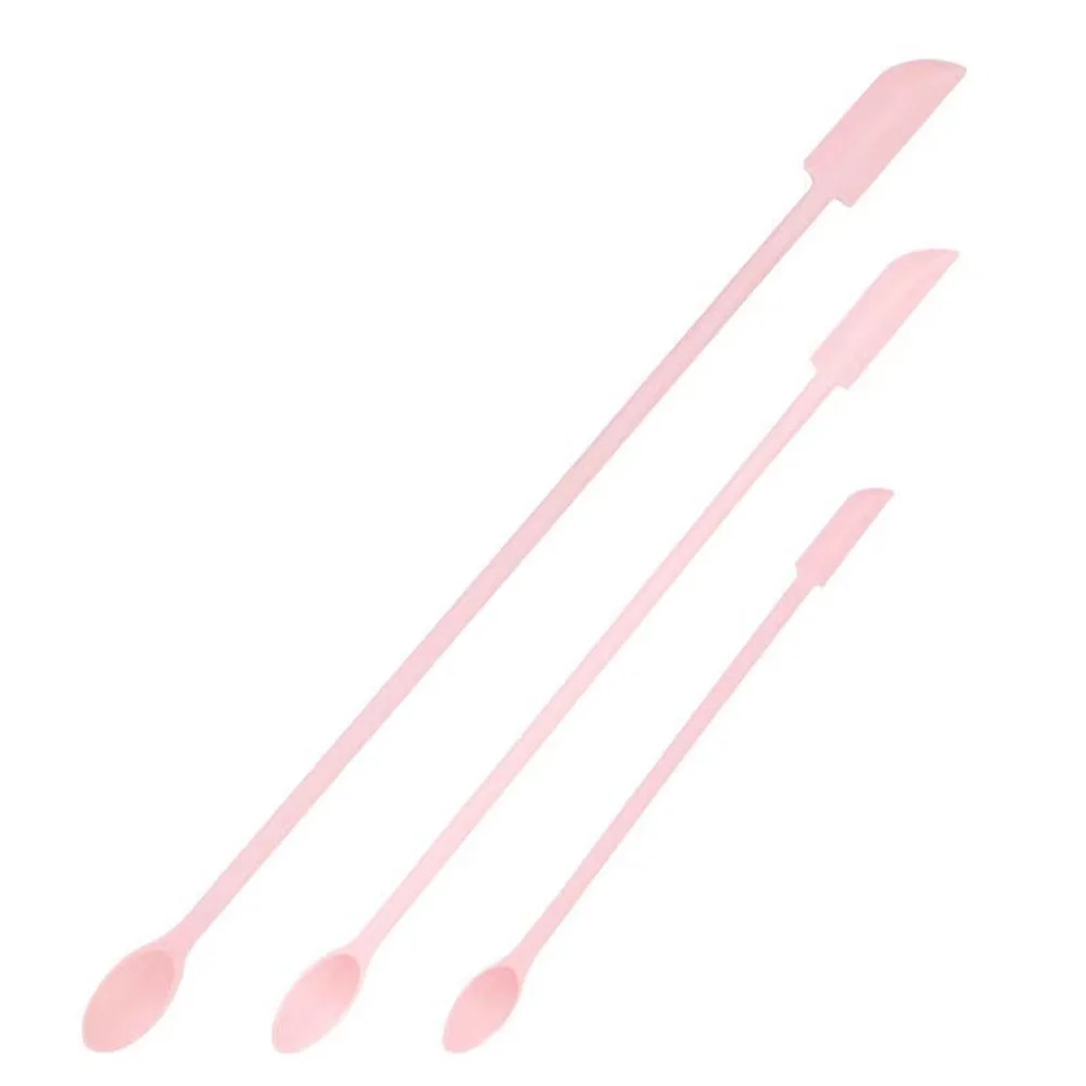 3/9PCS Silicone Scraper Makeup Brushes Set Mini Soft Cosmetic Digging Spoon Jam Scraping Spoons Face Mask Brush