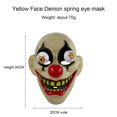 Halloween Horror Props Prom Party Face Mask Full Face Mask Cos Horror Mask Dress Up Vampire Face Devil Mask