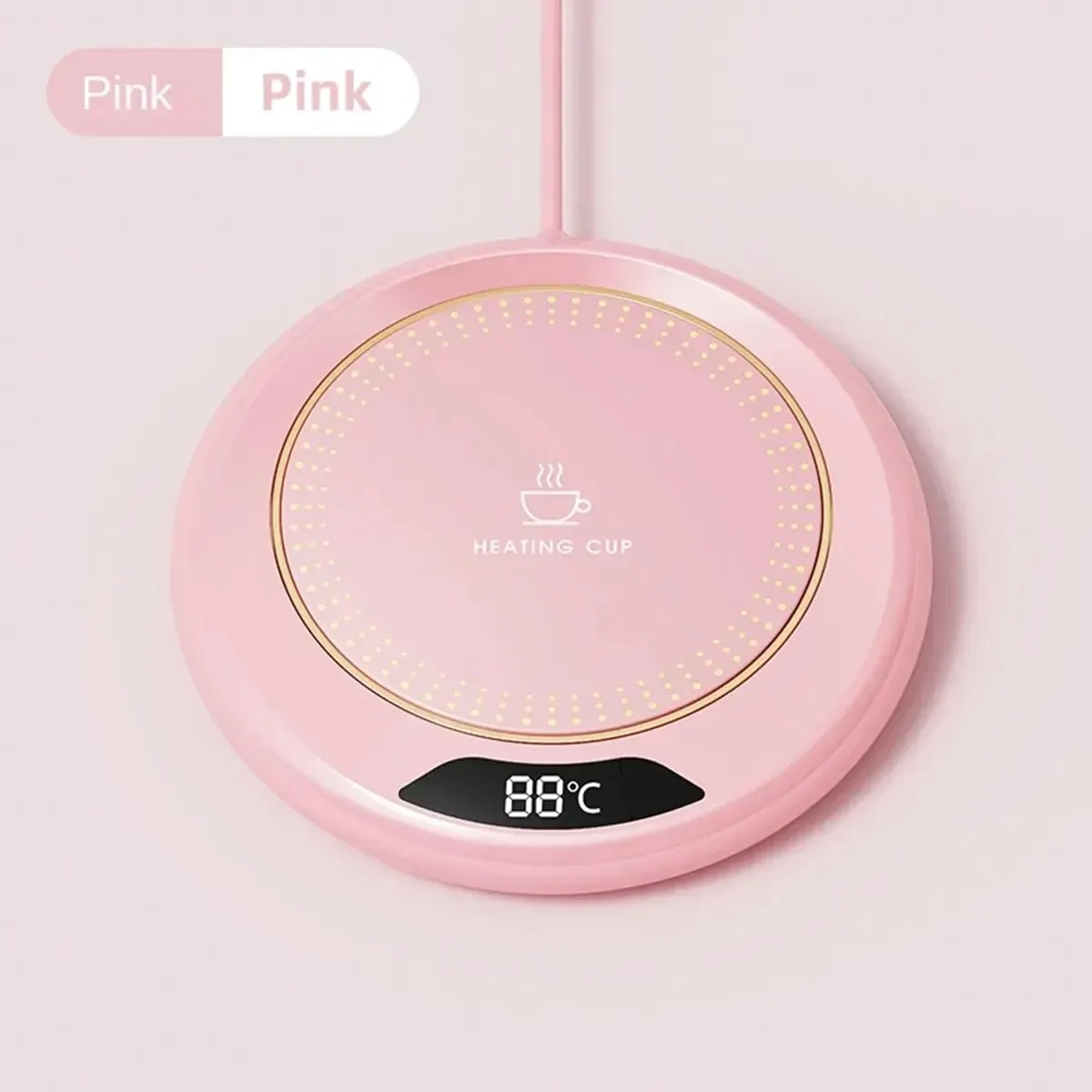 Thermostatic Heating Coaster USB Home Heating Coaster 3-speed Adjustment Heating 55 Degrees Constant TemperatureThermostatic Hea