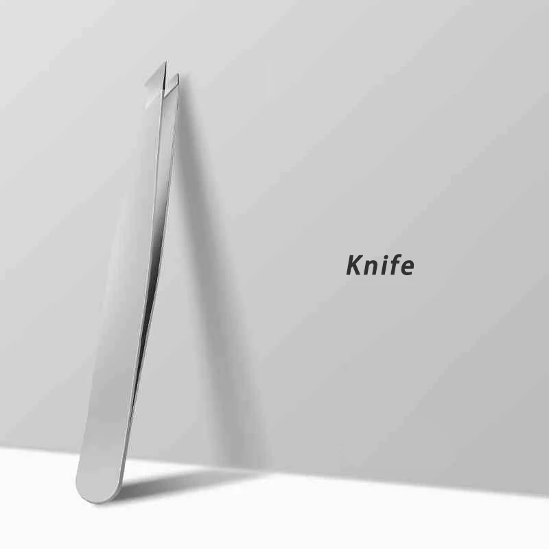 Eyebrow Tweezers Set 1/4 Pcs Stainless Steel Eyebrow Forceps Professional Beauty Tool Set For Facial Hair Inward Growing