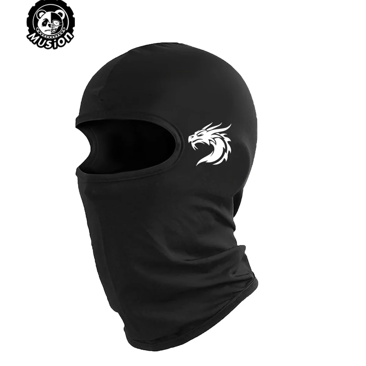 Musion Motorcycle Balaclava Fashion Print Sun Protection Full Face Mask Breathable Mask Balaclava Bicycle Cycling Head Cover Und