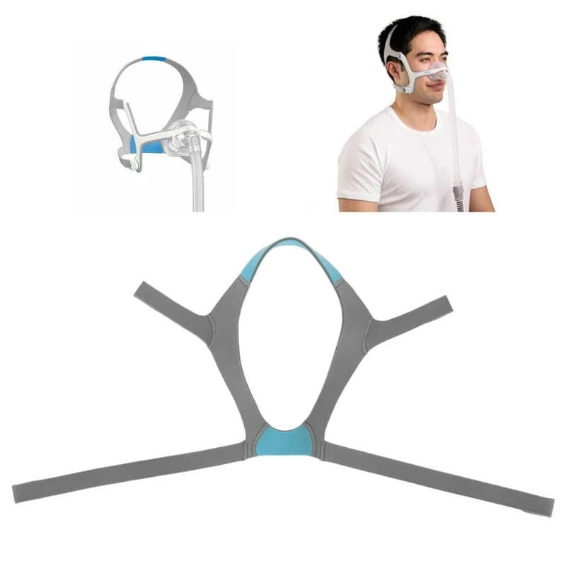 ResMed Airfit N20 Nasal Mask Headband Blue Grey Sponge Headband Respirator Headband Binding Full Face Mask Dedicated CPAP