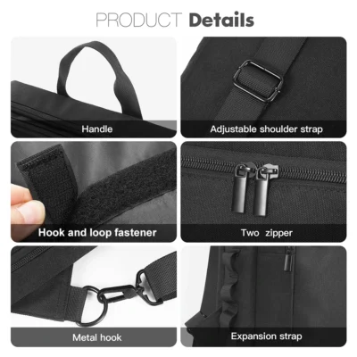 DJ Carrying Case Backpack for Pioneer DDJ-400 DDJ-FLX4 DJ Controller Case Portable Storage Bag Travelling Case for Roland DJ-202
