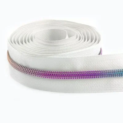 2/5/8/10M 5# Meetee Sewing Nylon Zipper Tape Clothes Zippers Puller Head Bag Jacket Zip Coil Closure Replace Repair Accessories