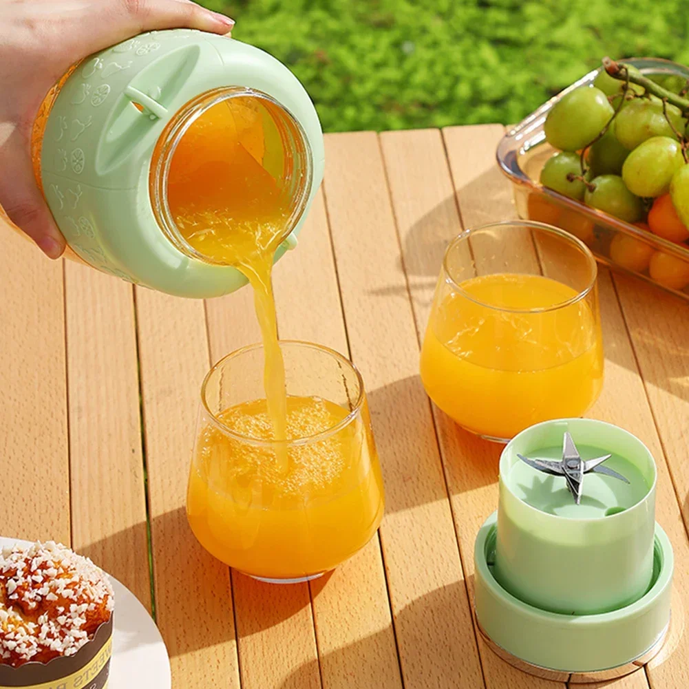 2025 800ML High-capacity Electric Blenders 6/12 Blades 1200mah Juice Maker Blender Cup Smoothies/Ice Fruits/Nuts