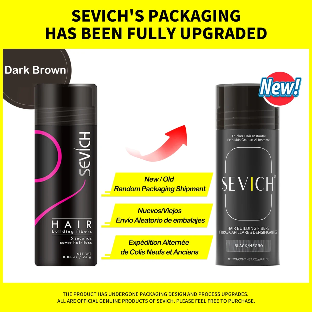 Sevich 25g 10 Colors Keratin Hair Loss Building Fiber Hair Growth Fiber Refill Hair Loss Concealer Blender Hair Care Product