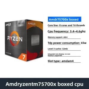AMD Ryzen R5 450/550/560/560X/57GT/570X boxed CPU computer processor