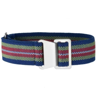 60s French Troops Parachute Bag Elastic Watch Strap 20mm 22mm Nylon Watchbands Man's Universal Smart Watch Fabric Wristband