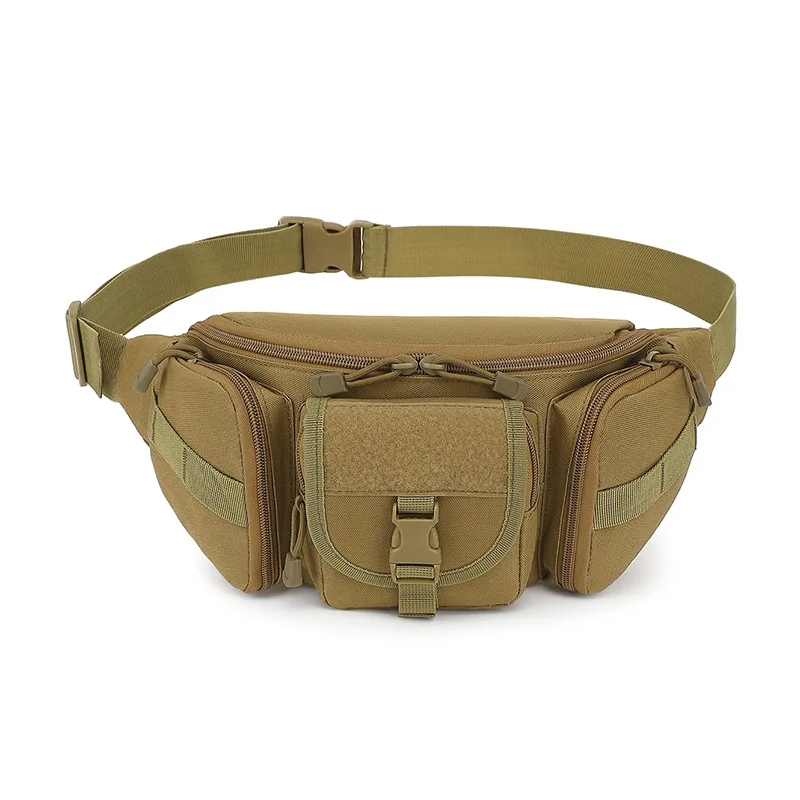 Outdoor Waist Bag Men's Waterproof  Camouflage Hunting Hiking Climbing Nylon Mobile Phone Belt Pack Combat Bags