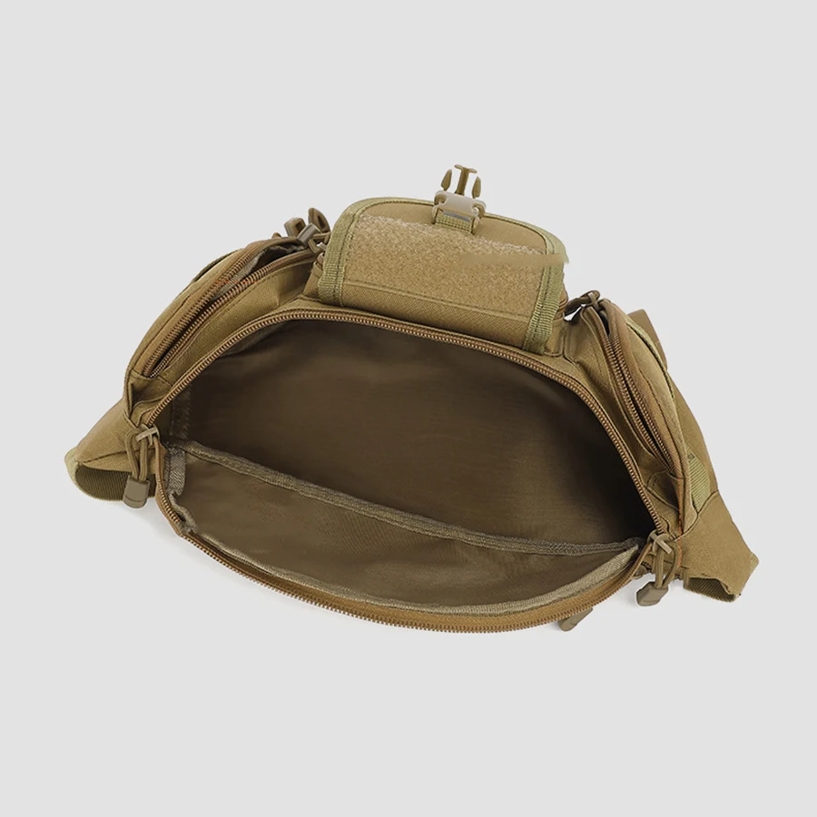 Outdoor Waist Bag Men's Waterproof  Camouflage Hunting Hiking Climbing Nylon Mobile Phone Belt Pack Combat Bags