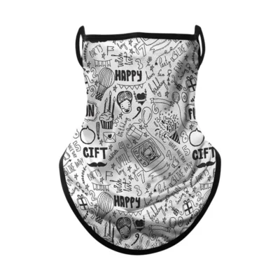 Motorcycle Face mask Breathable Scarf Multifunctional Half Face Mask Snowboard Neck Triangle Scarf Hats