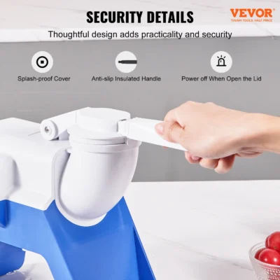 VEVOR Ice Crushers Machine 176lbs Per Hour Electric Snow Cone Maker with Cover and Bowl for Margaritas Home and Commercial Use