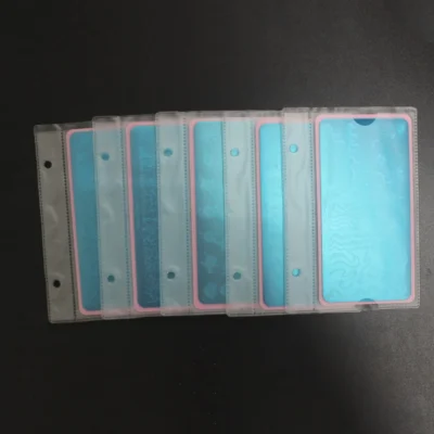 10Pcs Nail Stamping Plate Holder Case Inner Pages 6*12cm/9.5*14.5cm Nails Art Template Album Storage Bag Nail Art Sticker