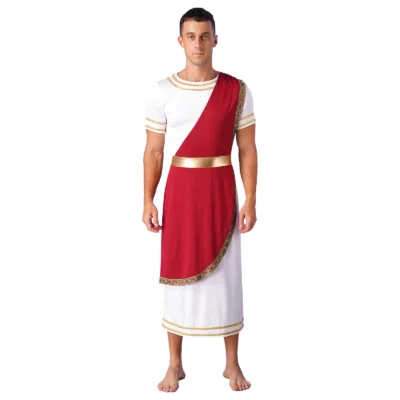 Halloween Men Ancient Greek Roman Toga Adults Retro Gold Cosplay Costume Long Robe Carnival Theme Party Fancy Dress Outfits